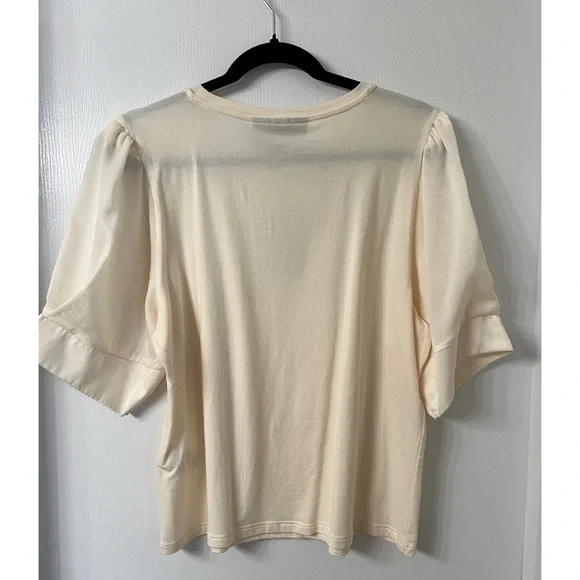 DKNY Elbow Sleeve Knit Top Size Large - Picture 3 of 9
